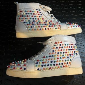 Christian Louboutin Louis Spikes high-top sneakers
